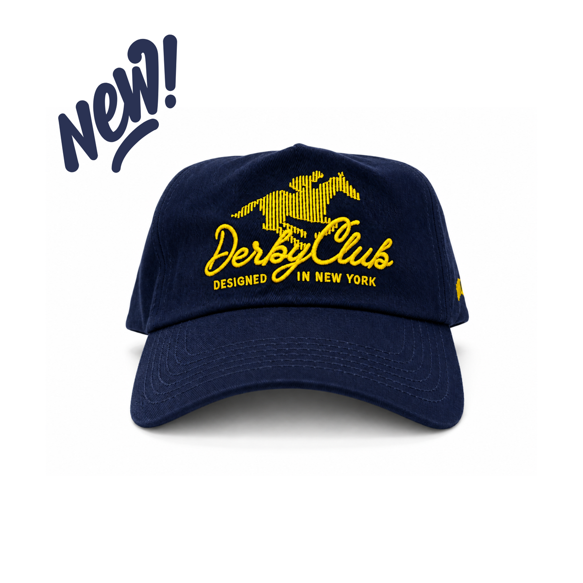 The Grandstand- Navy/Yellow